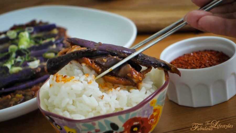 18 korean spicy eggplant