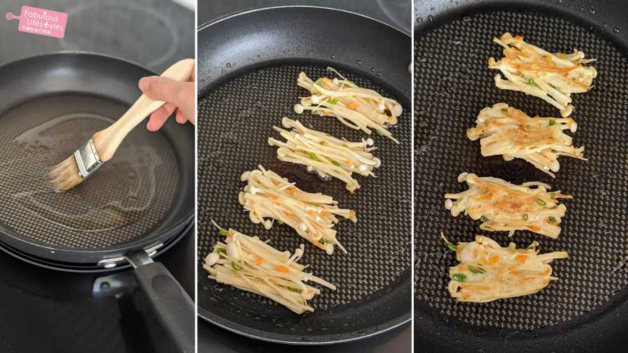 08 enoki mushroom pancake