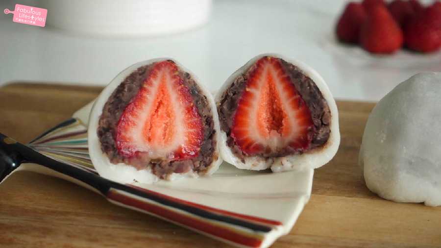 自製草莓大福